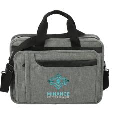 OrganizeTech 15" PolyCanvas Briefcase - Messenger Bags