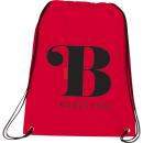 FlareSeal Red Cinch Bag - Custom Print Ready