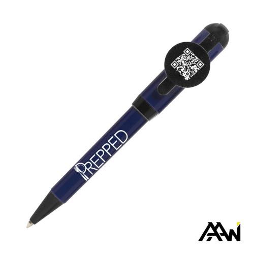 Pens & Writing - Ballpoint Pens - PromoQuill Twist Pen with QR Clip