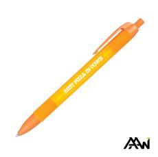 Widebody Pen Vividprint™ Barrel - Matte Colored Accent - Plastic Pens