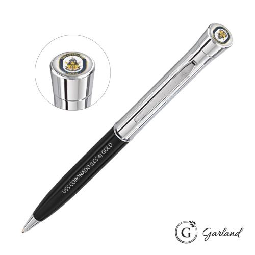 Pens & Writing - Ballpoint Pens - Garland® Monogram Custom Collection Rollerball Pen - Chrome Accent