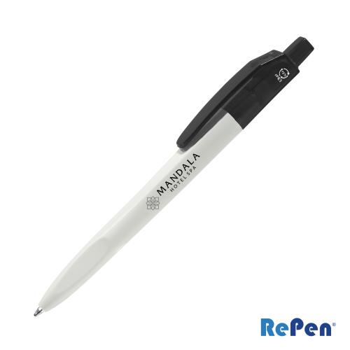 Pens & Writing - Ballpoint Pens - RePen&reg; Squared Opaque Clicker rPET Pen