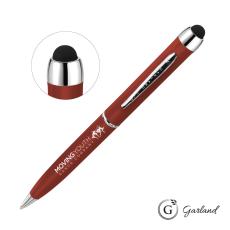 Garland&reg; Stylus High Gloss Ballpoint Twist Pen - Gold Accent - Stylus