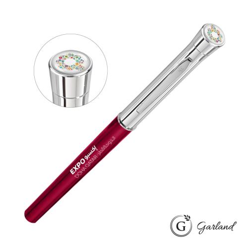 Pens & Writing - Metal Pens - Garland&reg; Monogram Custom Empire Felt Tip Pen - Chrome Accent