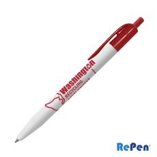 RePen&reg; Translucent Clicker rPET Pen - Plastic Pens