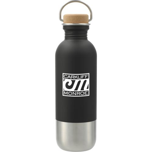 Drinkware - Water Bottles - EcoCork Steel Hydration Bottle 27oz