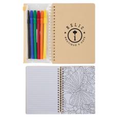 5" x 7"  FSC&reg; Mix Doodle Notebook with Markers? - Journals & Notebooks