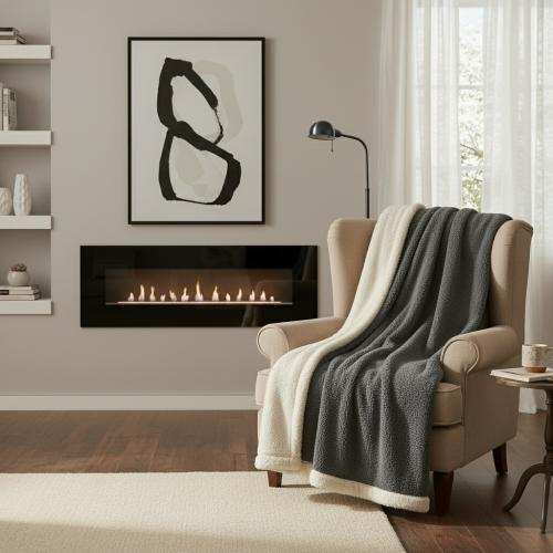 Home & Kitchen - Blankets - CozyCloud Plush PET Throw Blanket