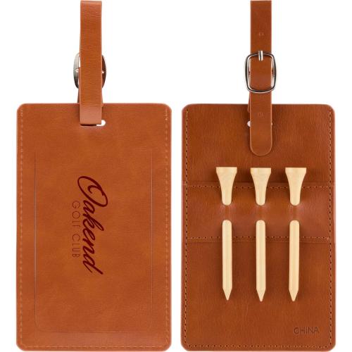 Sports & Outdoors - Golf Accessories - Brown Bag Tee Holder