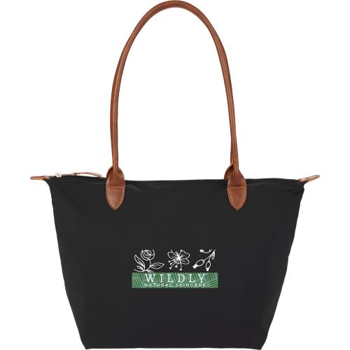 Bags - Tote Bags - EcoChic Black Recycled RPET Tote Bag