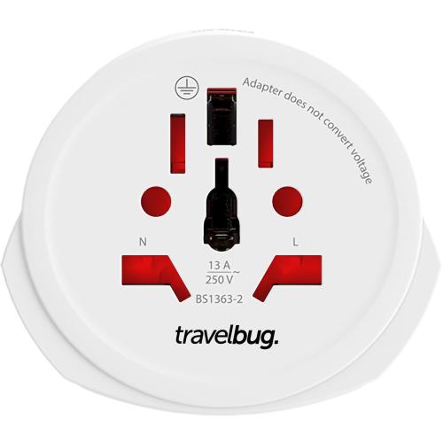Bags - Travel Accessories - EuroConnect Secure Travel Adaptor