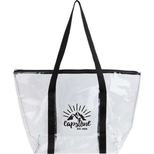 Bags - Tote Bags - LunaClear Visibility Tote - Silkscreen Black