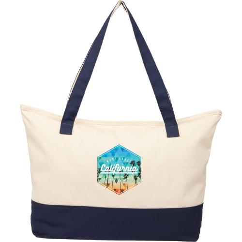 Bags - Tote Bags - EcoChic Zip Tote - Navy Blue