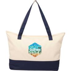EcoChic Zip Tote - Navy Blue - Tote Bags