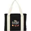 EcoChic Black Cotton CarryAll Tote