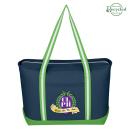 RECYCLED NAVY/LIME GREEN