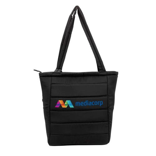 Bags - Backpacks - Otaria&trade; Puffy Recycled Tote Bag, Full Color Digital
