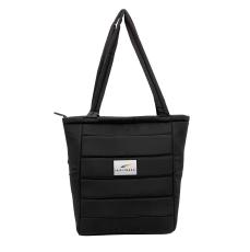 Otaria&trade; Puffy Recycled Tote Bag, Patch - Full Color - Awards and Gifts