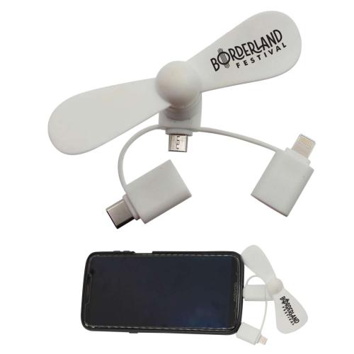 Technology - Phone Stands - BreezeMate 3-in-1 Phone Fan Adapter