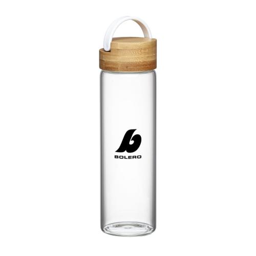 Drinkware - Water Bottles - BambooBliss 22oz Glass Hydration Bottle