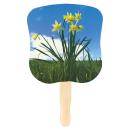 BreezeBlossom Daffodil Hand Fan