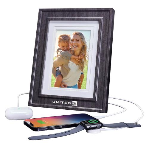 Home & Kitchen - iHome Picture Frame with 3 USB Chargers