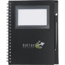 FSC® Mix 5.5" x 7" Star Spiral Notebook with Pen - Desk & Office
