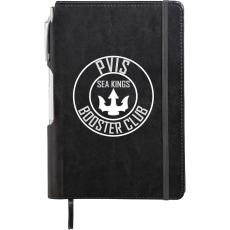 FSC® Mix 6" x 8.5" Viola Bound Notebook with Pen - Desk & Office