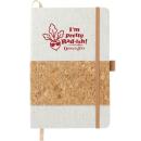 FSC&reg; Mix 5.5" x 8.5" Recycled Cotton Cork Notebook