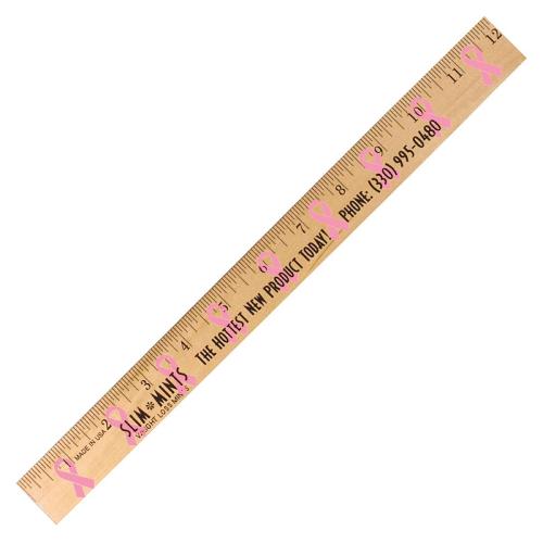 Auto & Tools - Rulers - RibbonReflections Wood Ruler - Clear Finish