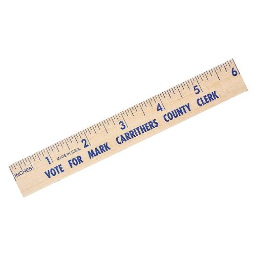 Auto & Tools - Rulers - EcoMark 6 Natural Wood Ruler