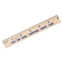 EcoMark 6 Natural Wood Ruler
