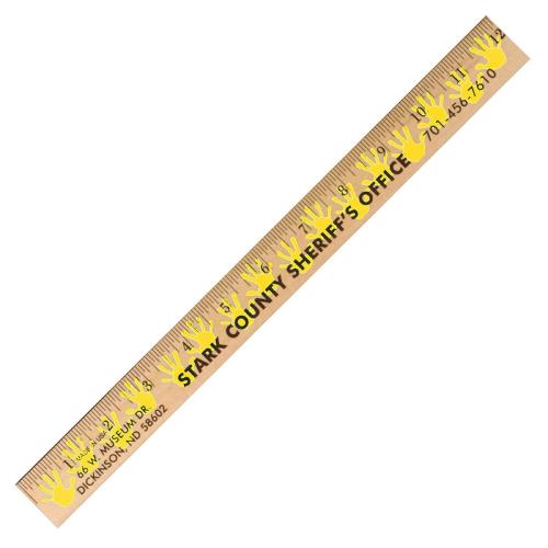 Auto & Tools - Rulers - MeasureMingle Wood Ruler - Clear Finish