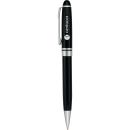 EleganceTwist Silver & Black Executive Pen