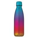 EcoSwirl 16oz Rainbow Steel Carabiner Bottle