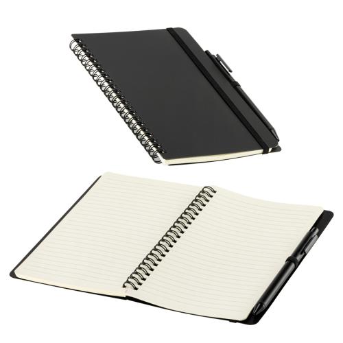 Desk & Office - Journals & Notebooks - Bound Journals - Avignon Repreve&reg; Recycled Hardcover Spiral Notebook with Pen