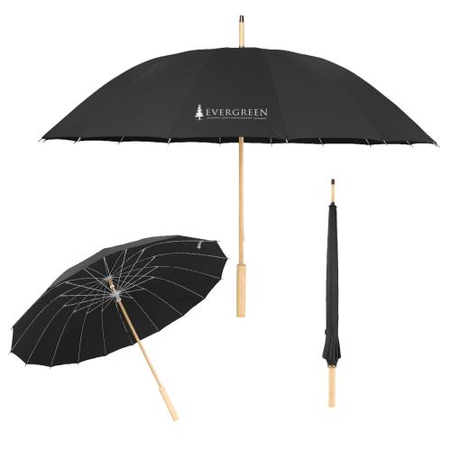 Sports & Outdoors - Umbrellas - EcoArc 46 Bamboo & rPET Umbrella