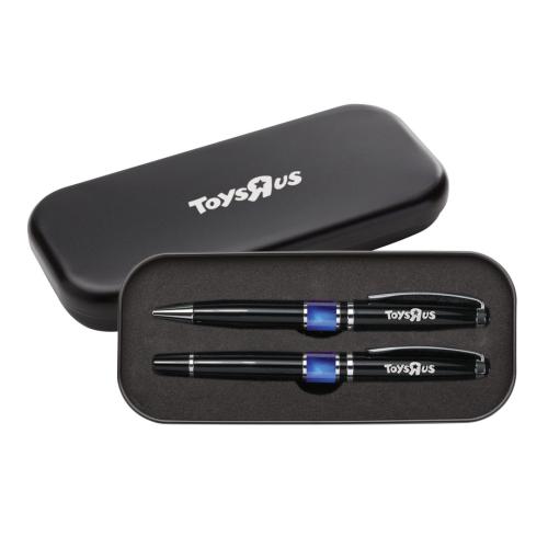 Pens & Writing - Gift sets - ValoGlow Duo Pen Gift Set - Engraved Elegance