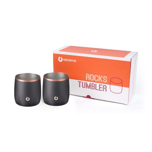 Drinkware - Barware - Cocktail Glasses - Snowfox&reg; 11 oz. Rocks Glass, Laser, Premium