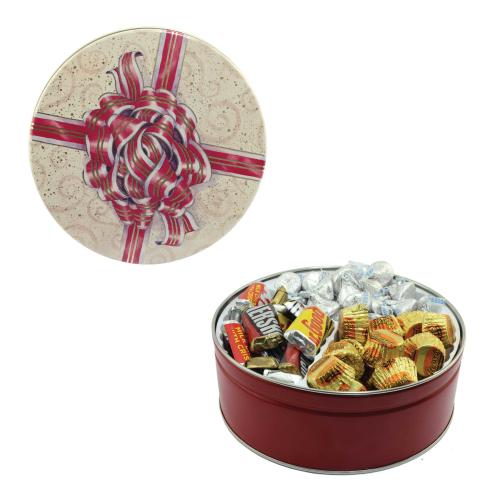 Nutty Bliss Gourmet Gift Tin - Blue/White