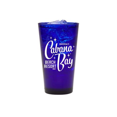 Drinkware - Made in the USA - CobaltSplash 17oz Silk Glass Pint