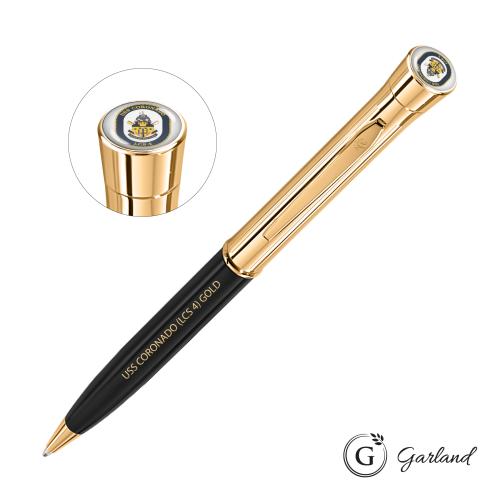 Pens & Writing - Ballpoint Pens - Garland&reg; Monogram Custom Rollerball Pen - Gold