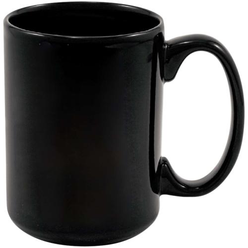 Drinkware - Mugs - ColorSplash 15oz Black Stoneware Mug