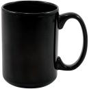 ColorSplash 15oz Black Stoneware Mug