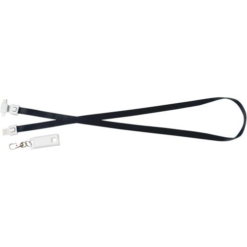 Technology - Charging Cables - TriCharge Link Lanyard - USB 3-in-1 Black