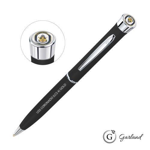 Garland&reg; Color Matte Custom Twist Pen - Chrome