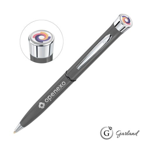 Pens & Writing - Ballpoint Pens - Garland&reg; Recycled Custom Ballpoint Twist Pen - Chrome Accent