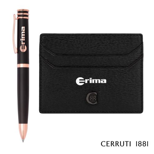 Pens & Writing - Gift Sets - Cerruti 1881&reg; Bond Card Holder & Austin Ballpoint Pen Set