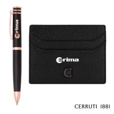 Cerruti 1881&reg; Bond Card Holder & Austin Ballpoint Pen Set - Gift Sets