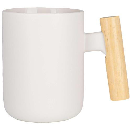 ZenGrip 12oz Wooden Ceramic Mug 2184-TOKYO-BK